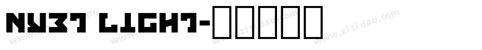Nyet Light字体转换